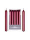 Microlink Decorative Candle Red 10pcs