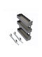 Emuca Grey Expanding Closet Mechanism with Brakes 8382235