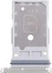 Clappio Sim-Kartenfach Galaxy S24 S24 Plus Dual Nano Sim Slot Silber