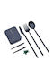 Cutlery Set Stainless Silver 24pcs