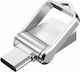 PNY Duo Link V3 2.0TB USB 2.0 USB-Stick Silber