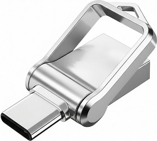 PNY Duo Link V3 2.0TB USB 2.0 USB-Stick Silber
