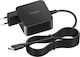Max Excell Sector Charger Laptop Macbook Usb-c 65w Fast Charging Cable Black