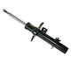 Factory Front Axle Shock Absorber Optimal Citroen Peugeot 2006 02 Black 1 Piece Opt-a-3763gr