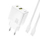 Dudao Φορτιστής GaN με Θύρα USB-A και Θύρα USB-...