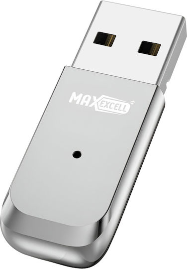 Max Excell USB Bluetooth Receiver Laptop Desktop Gray