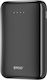 BWOO P72 Външна батерия 5000mAh 22.5W с 2 USB-A порта и USB-C порт с Power Delivery / Quick Charge Черна