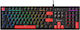 A4Tech Bloody S520N Fire Gaming Mechanical Keyboard with BLMS Red Plus switches and RGB lighting (English US)