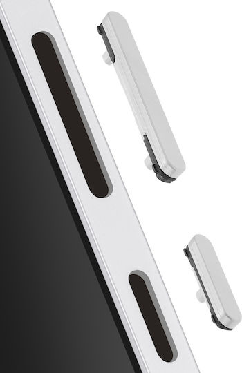 Clappio Buton De Înlocuire Pornire Volum Galaxy S25 Ultra Argintiu