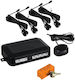 VenCore Car Parking System Back with Buzzer and 4 Sensors in Black Color
