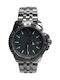 Catamaran Men's Watch 41mm Battery with Silver Metal Bracelet