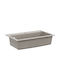 vidaXL vidaXL Einbauspüle aus Flüssigem Granit M79,5xP50,5cm Grau