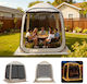 Vevor Camping Tent Cabin Beige for 6 People 182.5x182.5x220cm