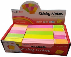 Bunte Aufkleber Notizblöcke Schwarz Rot 7,5x12,5cm Bunte Aufkleber Notizblöcke Schwarz Rot 7,5x12,5cm