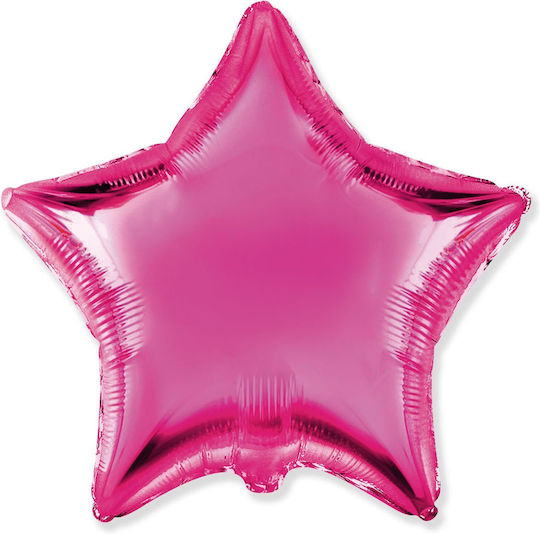 Foil Balloon 18 Star Fuchsia 46 Cm