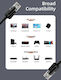 Cabletime U/UTP Cat.6 Gigabit Network Cable Ethernet 25m Black