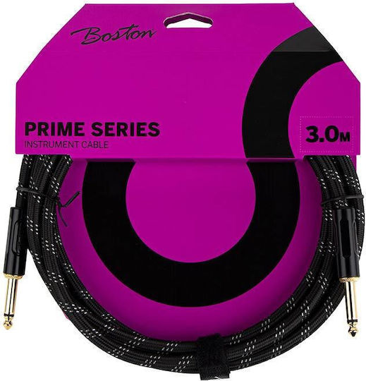Boston Kabel 6,3mm Stecker - 6,3mm Stecker 3m