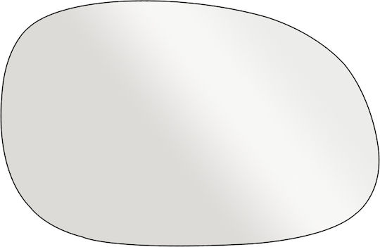 Right Mirror Crystal Compatible Citroen C2 Jm C3 Fc C3 Pluriel Hb Peugeot 1007