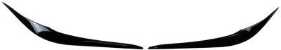 Bmw F22 F23 F87 2014-2020 M2 Glossy Black Headlight Eyebrows