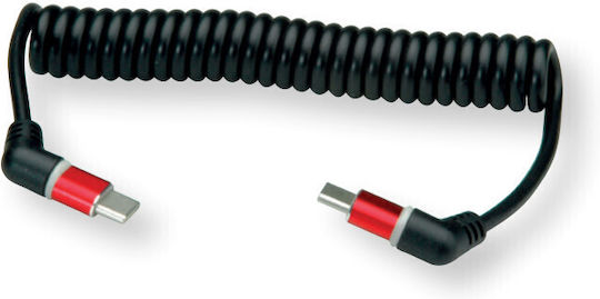 Cablu Spiral De Încărcare Usb 2.0 Tip C-C