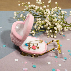 Child Safety Pin with Cross for Girl