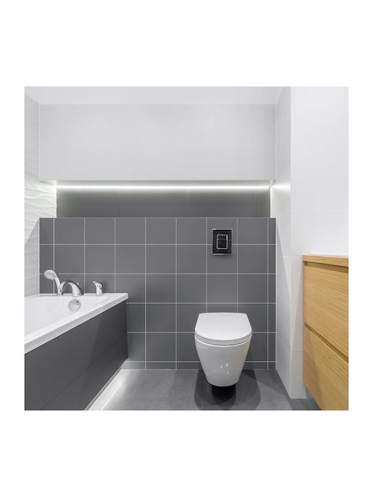 Self-adhesive Waterproof Vinyl Wall Tiles 15 X 15 Cm Gray 24 Pieces