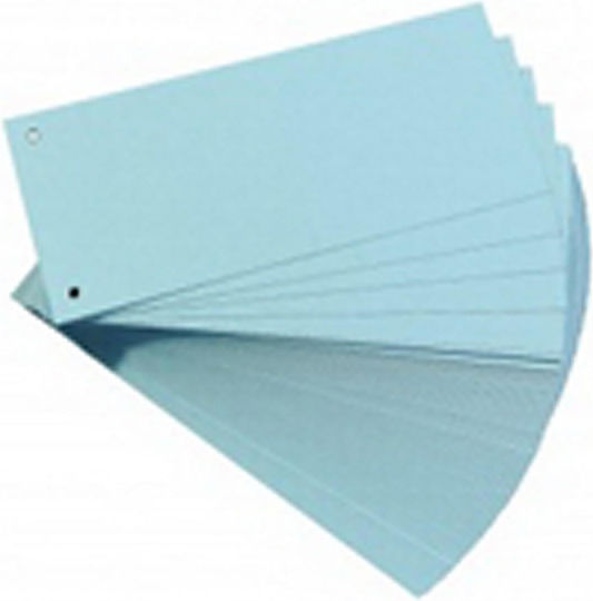 Office Point 100 Χάρτινα Διαχωριστικά 24x10,5 190g Μπλε