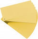Office Point 100 Χάρτινα Διαχωριστικά 24x10,5 190g Κίτρινα