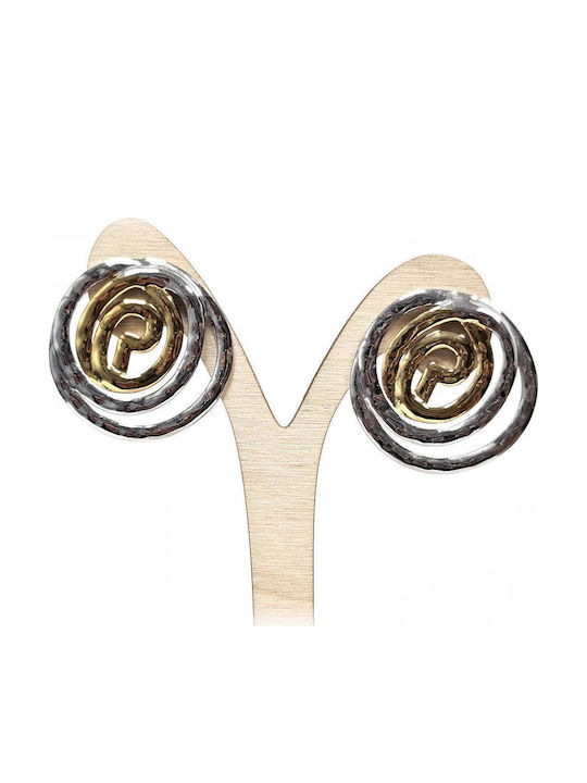 Gold-Plated Steel Earrings