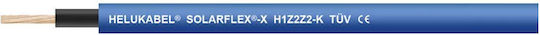 Solarflex-x H1z2z2-k 1x6 Mm² – Υψηλής Θερμοκρασίας Καλώδιο Φωτοβολταϊκών Μπλέ Ανα Μέτρο