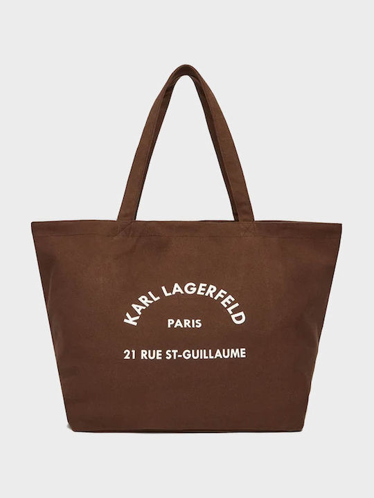 Karl Lagerfeld Rue St-guillaume Γυναικεία Shopper Τσάντα Υφασμάτινη