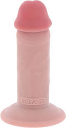 Get Real Deluxe Ρεαλιστικό Dildo με Βεντούζα Flesh 13cm
