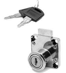 Finetto Möbel / Schrank Schlösser Quadratische F19x22mm Chrom
