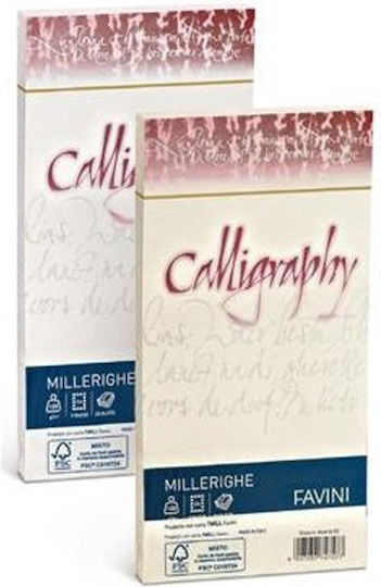 Favini Series Cm 25 Envelopes 100g/m2 White 01 11x22 C4