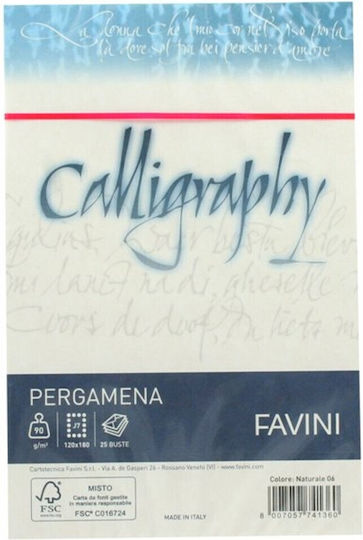 Favini Σειρά Cp 25 Φάκελοι 90g/m2 Φυσικοί 06 12x18 J7