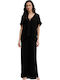 Damen Stoff Hose Black