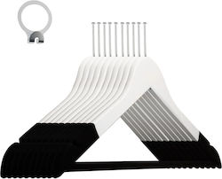 Set 40 Humero Anti-theft Hotel Hangers Velvet E...
