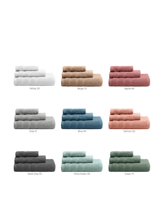 Adam Home Facecloth 50x90cm White Weight 600gr/m²