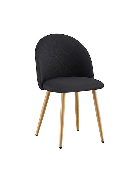 Rio Dining Room Fabric Chair Black