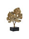 Decorative Object Leaves 965-225-003 23x10x33cm Gold Metallic