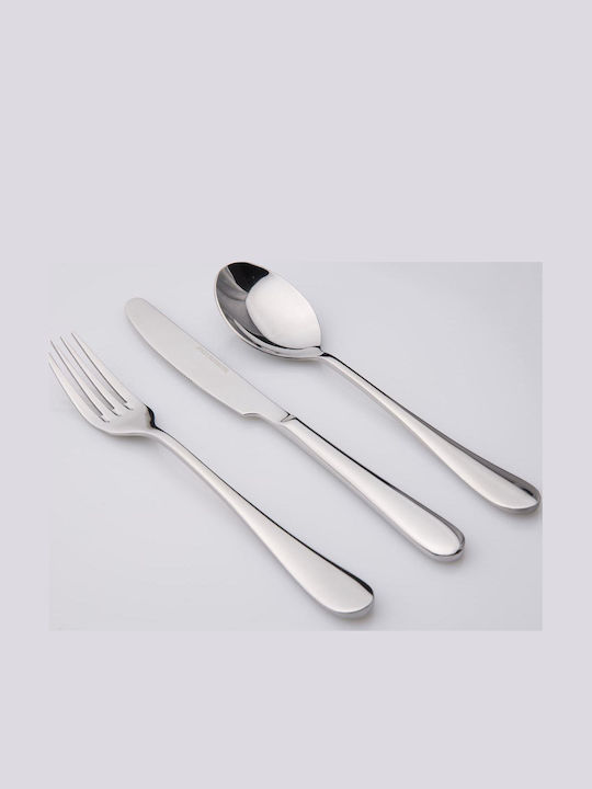 Paris 18/0 Cutlery Set Silver 72pcs