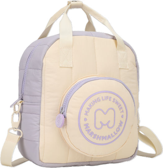 Marshmallow School Insulated Hand Lunch Bag Yellow
