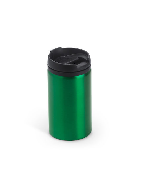 Milu Becher Metallisch mit Deckel Grün 290ml