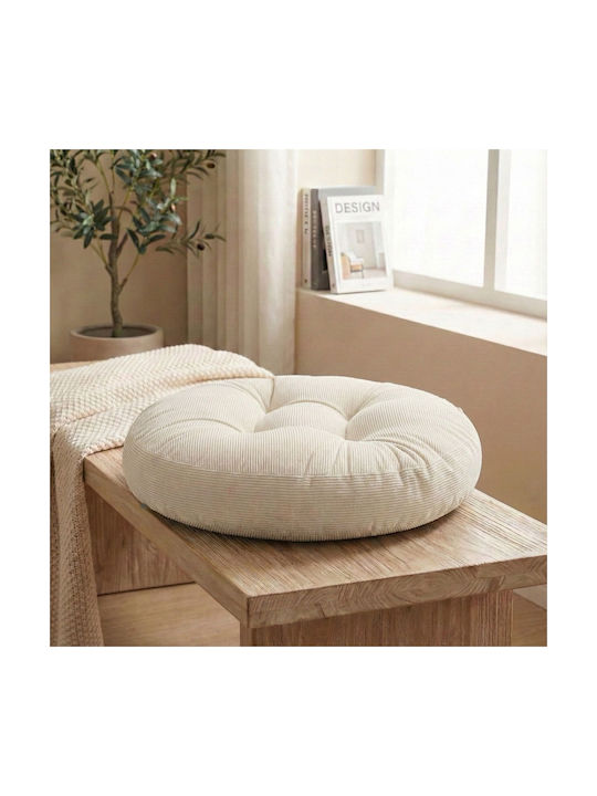 Olia Home Olia Home Bodenkissen Creme 55x55cm