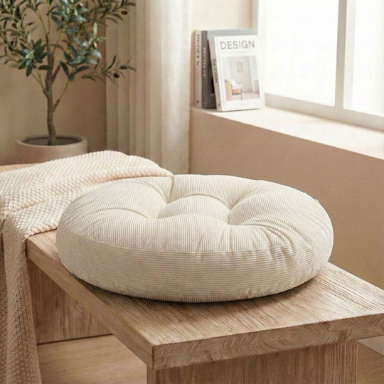 Olia Home Μαξιλάρα Cream 55x55εκ.