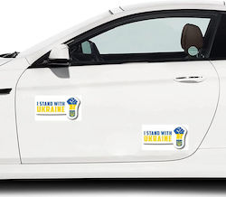 Sticker "i Stand Ukraine" 5 Pcs Supporting Ukraine Stickers