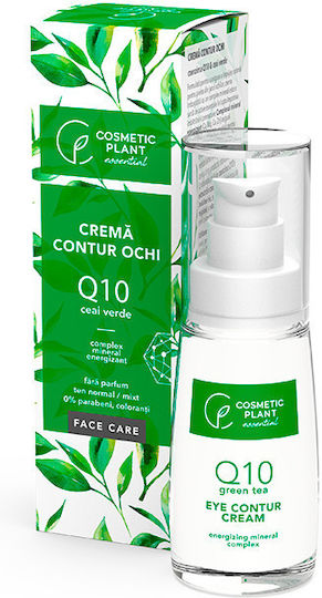 Cremă Contur Ochi Q10 Ceai Verde Complex Mineral Energizant Cosmetic Plant 30ml