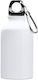 Bottle Water Metallic with Screw Cap White 330ml