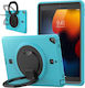 Case Ipad 9 8 7 10.2" Stand Shoulder Strap Turquoise