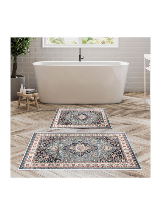 UnicUtil Antiderapant Set Covorașe de Baie 299ANR1578 Multicolor 2buc